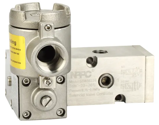  Ssw561t6-08 1/4'' NPT Thread G Thread Stainless Steel 316L Air Valve Pneumatic Valve ATEX Explosion-Proof Solenoid Valve